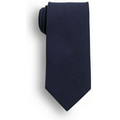 60" Extra Long Light Navy Blue Poplin Polyester Tie